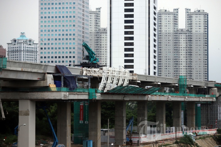 Pengerjaan Proyek LRT Jabodebek Terus Dikebut