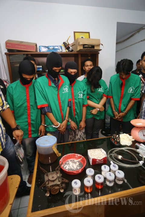 Penggerebekan Narkoba Home Industri