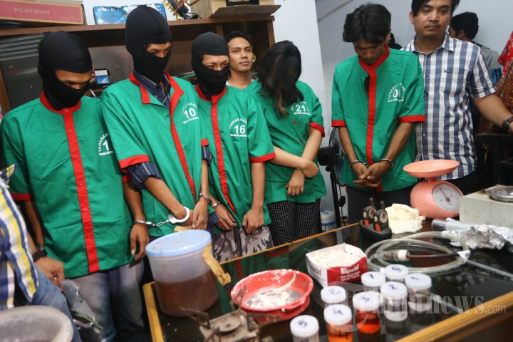 Penggerebekan Narkoba Home Industri