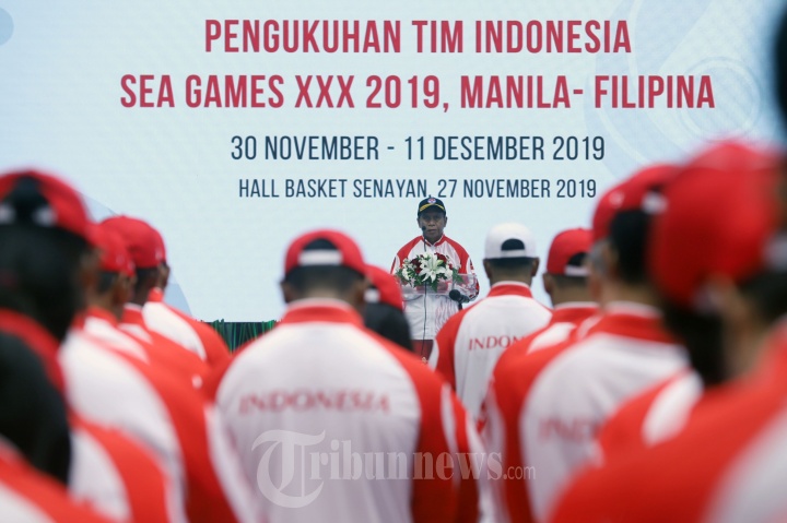 Pengukuhan Tim Indonesia Sea Games 2019
