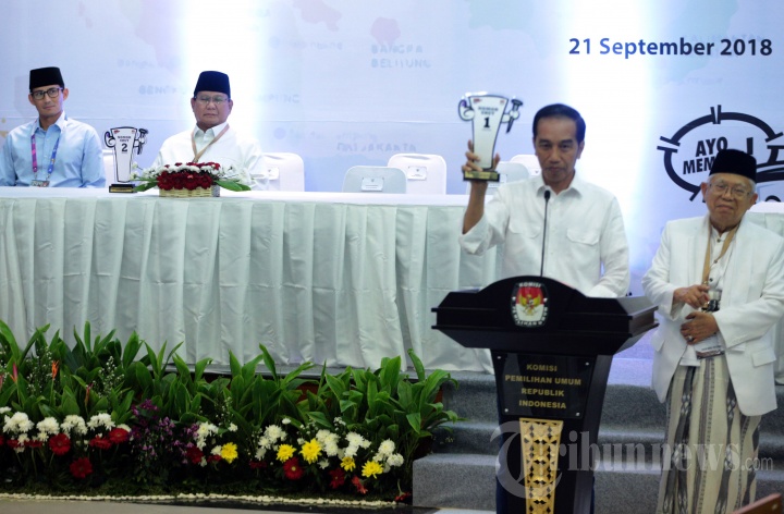Pengundian Nomor Urut Capres dan Cawapres 2019