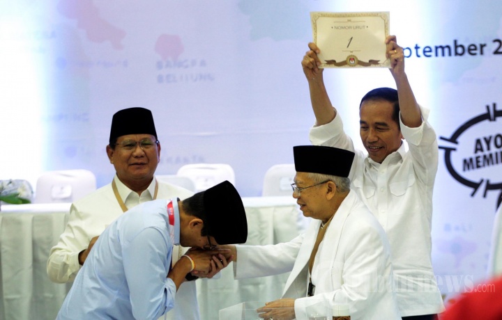 Pengundian Nomor Urut Capres dan Cawapres 2019