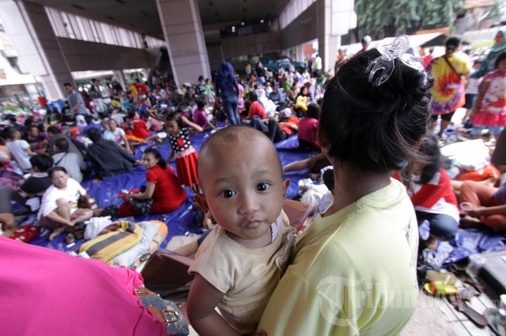 Pengungsian Korban Kebakaran Karang Anyar