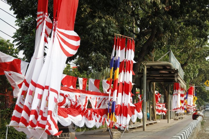 Penjual Bendera Musiman