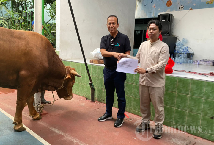 Penyerahan Hewan Kurban dari Ikasman 37 Jakarta