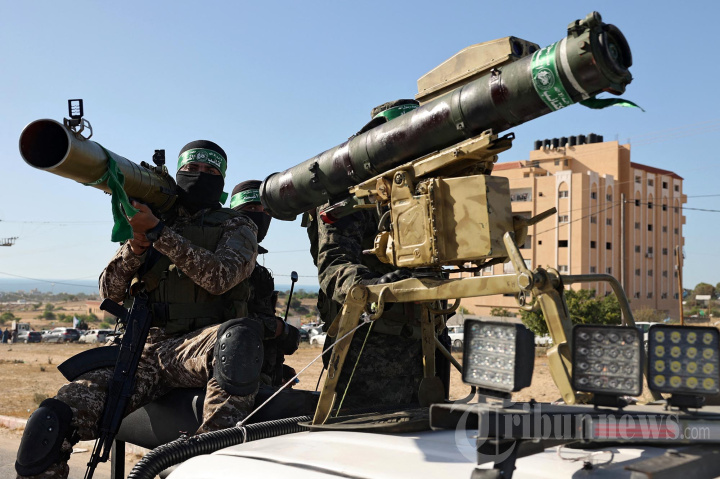 Peralatan Perang Pejuang Hamas Siap Hadapi IDF (Israel)
