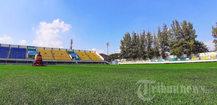 Perawatan Stadion Citarum Semarang Pascapandemi Covid-19