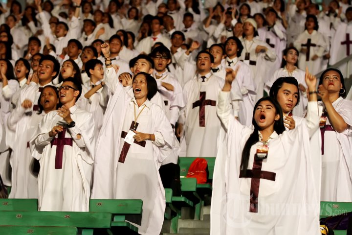 Perayaan Natal Tiberias di GBK