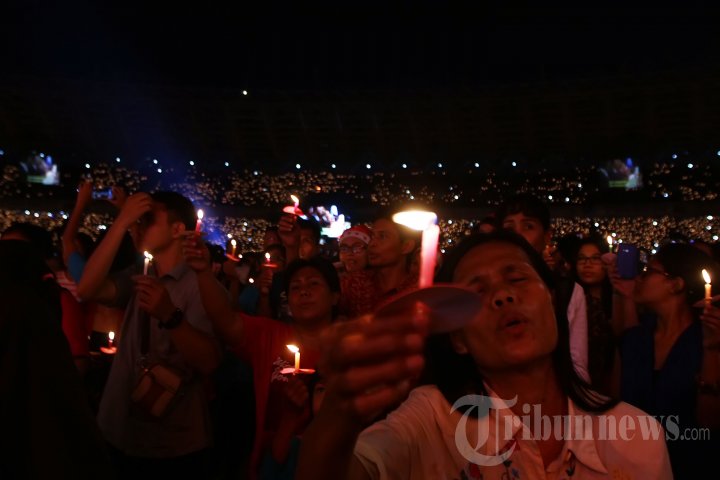 Perayaan Natal Tiberias di GBK