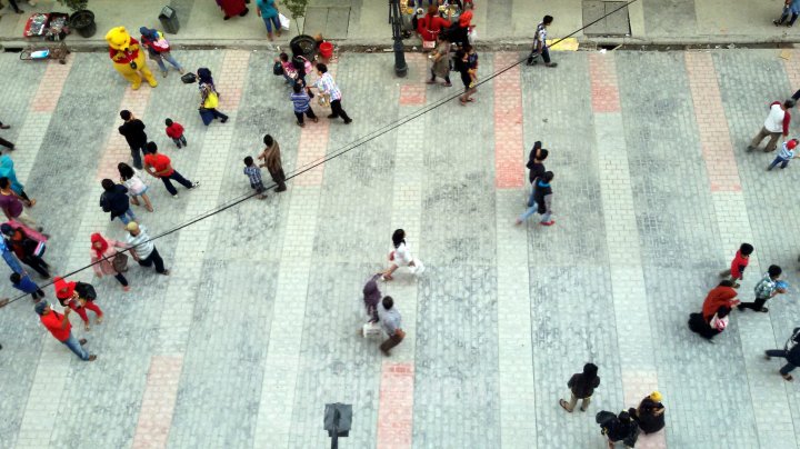 Perbaikan Jalan Pedestrian Dalem Kaum Persiapan KAA
