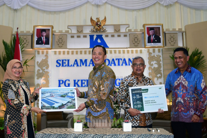 Peresmian PLTS Atap PG Kebon Agung Malang