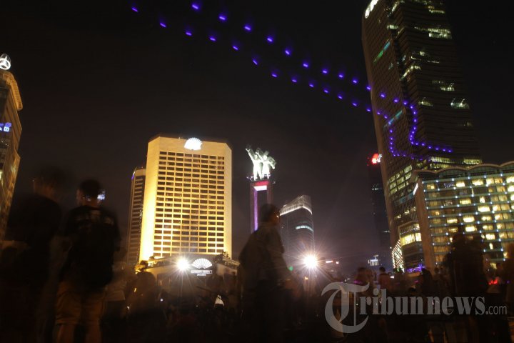 Pergantian Tahun di Bundaran HI
