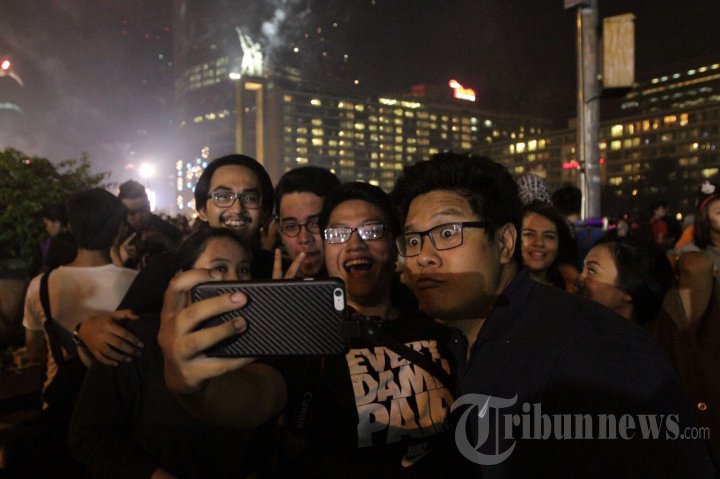 Pergantian Tahun di Bundaran HI