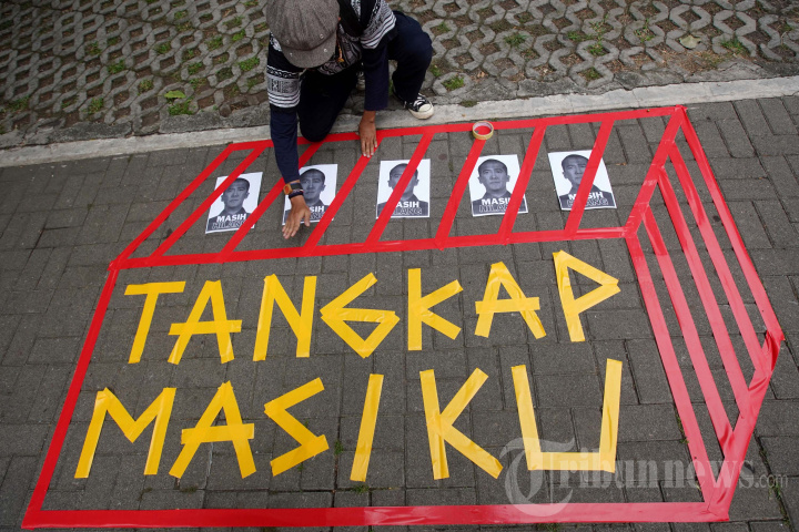 Peringatan 4 tahun Harun Masiku Buron