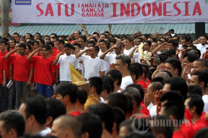 Peringatan Sumpah Pemuda di Lapas Narkotika Cipinang