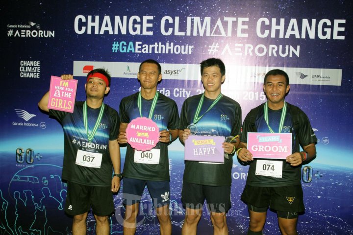 Peringati Aerorun Dalam Earth Hour