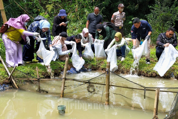 Peringati Hari Ibu, SBM ITB dan Indonesia Power Gelar Tanam Pohon dan Tebar Ikan
