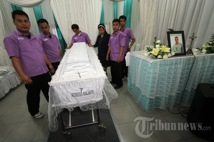 Persemayaman Jenazah Rodrige Gularte