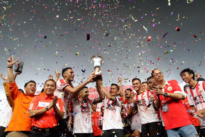 Persija Jakarta Rayakan Kemenangan di Laga Trofeo Persija