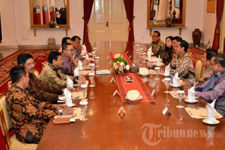 Pertemuan Jokowi dengan Pimpinan Lembaga Tinggi Negara