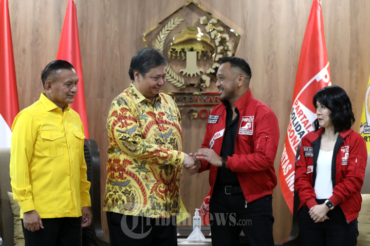 Pertemuan Ketum Partai Golkar Dengan Ketum PSI