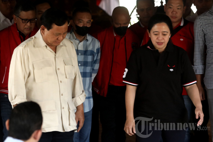 Pertemuan Prabowo Subianto dengan Puan Maharani