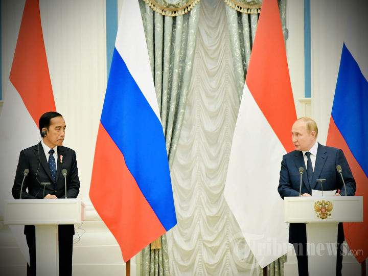 Pertemuan Presiden Jokowi dengan Presiden Putin