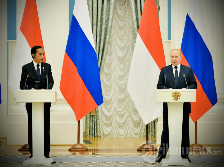 Pertemuan Presiden Jokowi dengan Presiden Putin