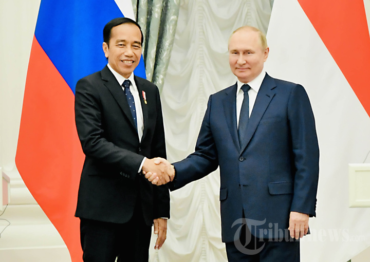 Pertemuan Presiden Jokowi dengan Presiden Putin