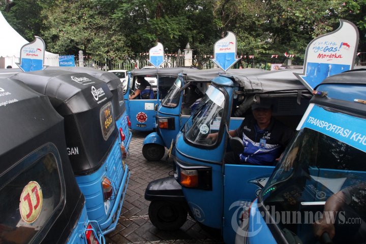 PGN Sediakan 700 Bajaj Gratis Sambut HUT RI