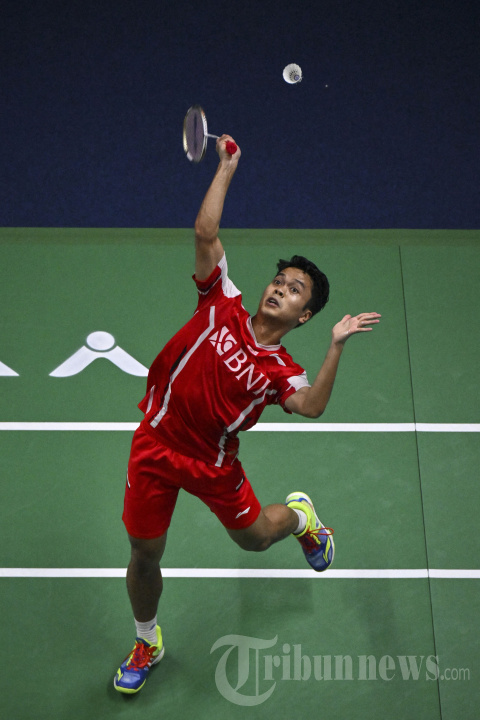 Piala Thomas: Anthony Ginting Bungkam Kento Momota