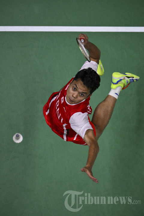 Piala Thomas: Anthony Ginting Bungkam Kento Momota