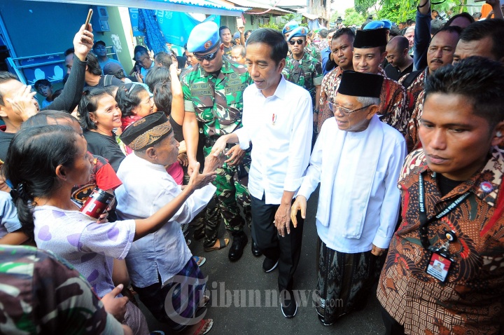 Pidato Kemenangan Pasangan Jokowi Maaruf Amin