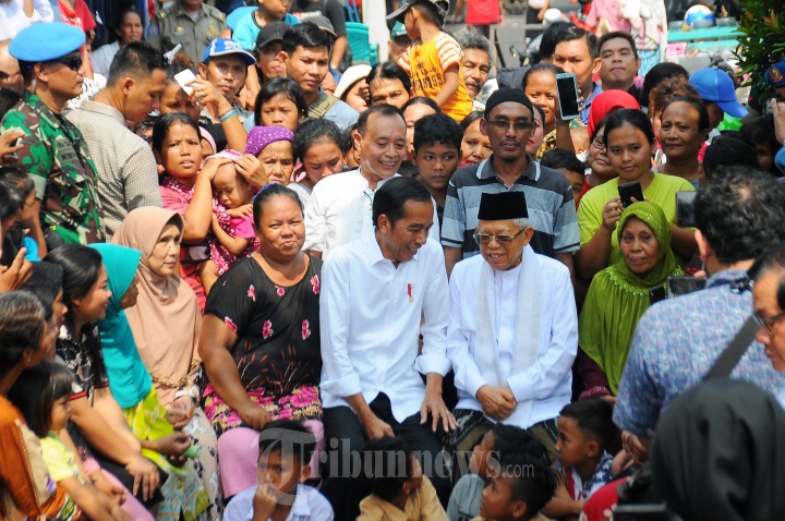 Pidato Kemenangan Pasangan Jokowi Maaruf Amin