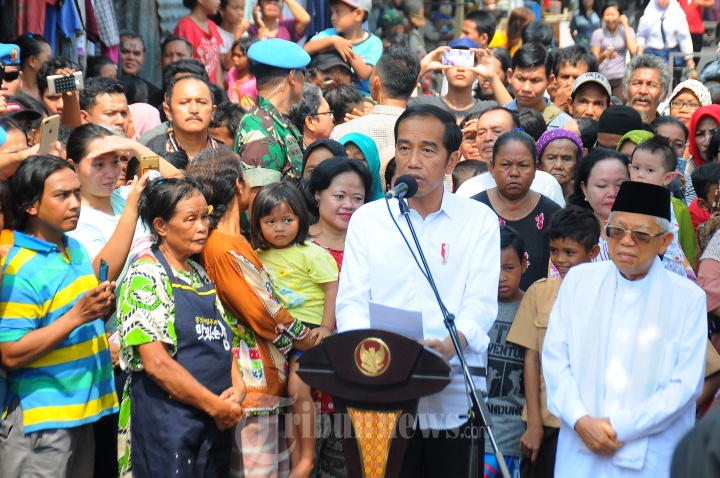 Pidato Kemenangan Pasangan Jokowi Maaruf Amin