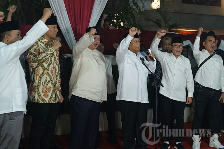 Pidato Prabowo usai Penetapan KPU