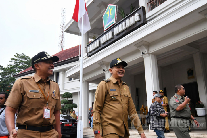 Pj Wali Kota Malang Pimpin Apel Pagi ASN