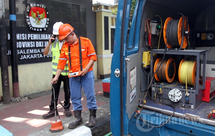 PLN Deteksi Arus Listerik di KPUD DKI Jakarta