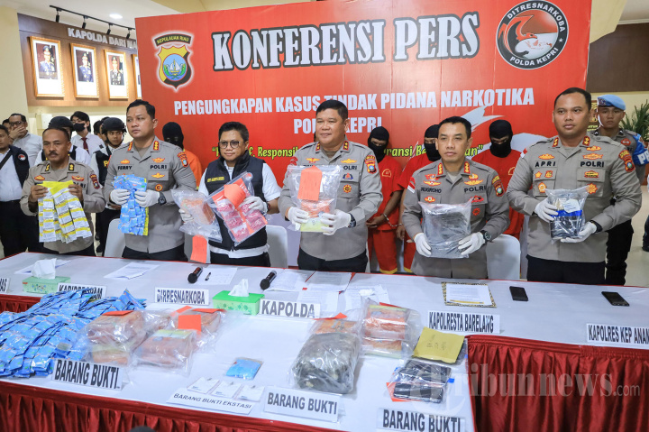 Polda Kepri Ungkap Peredaran Narkoba