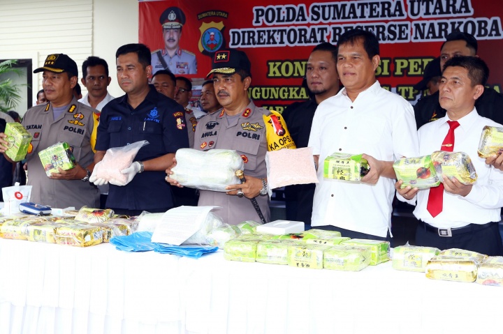 Polda Sumut Gagalkan Peredaran Narkoba