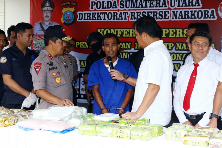 Polda Sumut Gagalkan Peredaran Narkoba