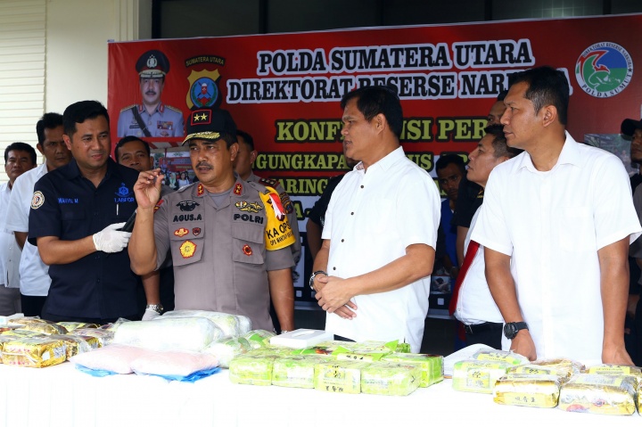 Polda Sumut Gagalkan Peredaran Narkoba
