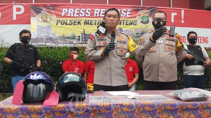 Polres Jakpus Ungkap Kasus Jambret HP Gowes