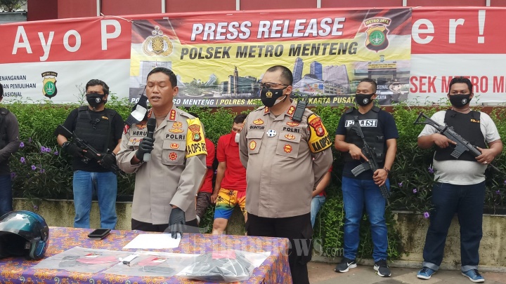 Polres Jakpus Ungkap Kasus Jambret HP Gowes