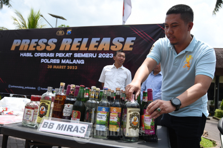 Polres Malang Ungkap Hasil Operasi Semeru 2023