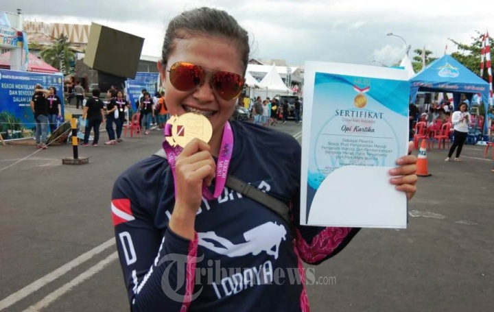 Polwan Cantik Bripda Opi Kartika