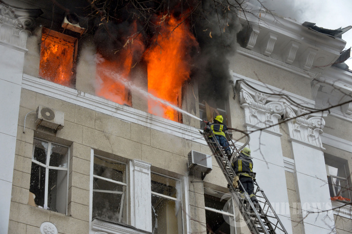 Porak-poranda Kota-kota di Ukraina Seminggu Invasi Rusia