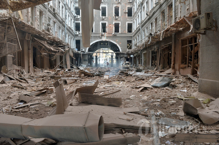 Porak-poranda Kota-kota di Ukraina Seminggu Invasi Rusia