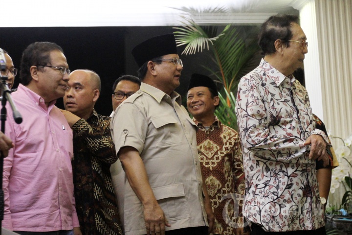 Prabowo Beri Keterangan Pers Terkait Perkembangan Perekonomian