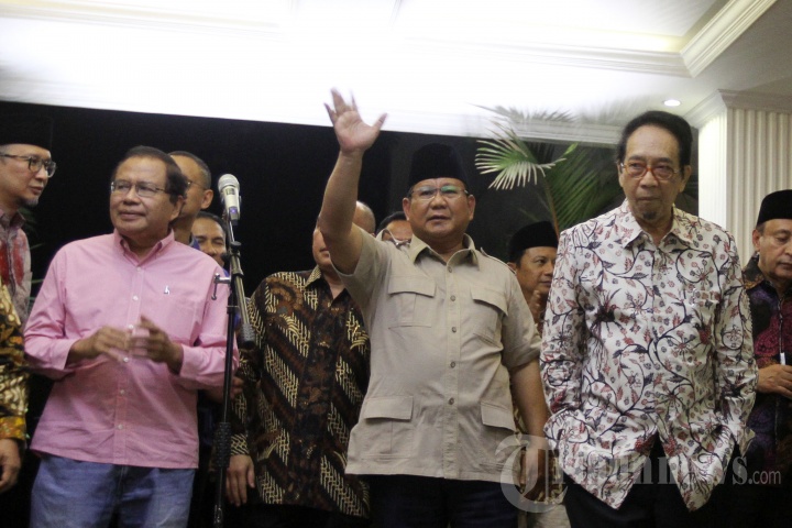 Prabowo Beri Keterangan Pers Terkait Perkembangan Perekonomian